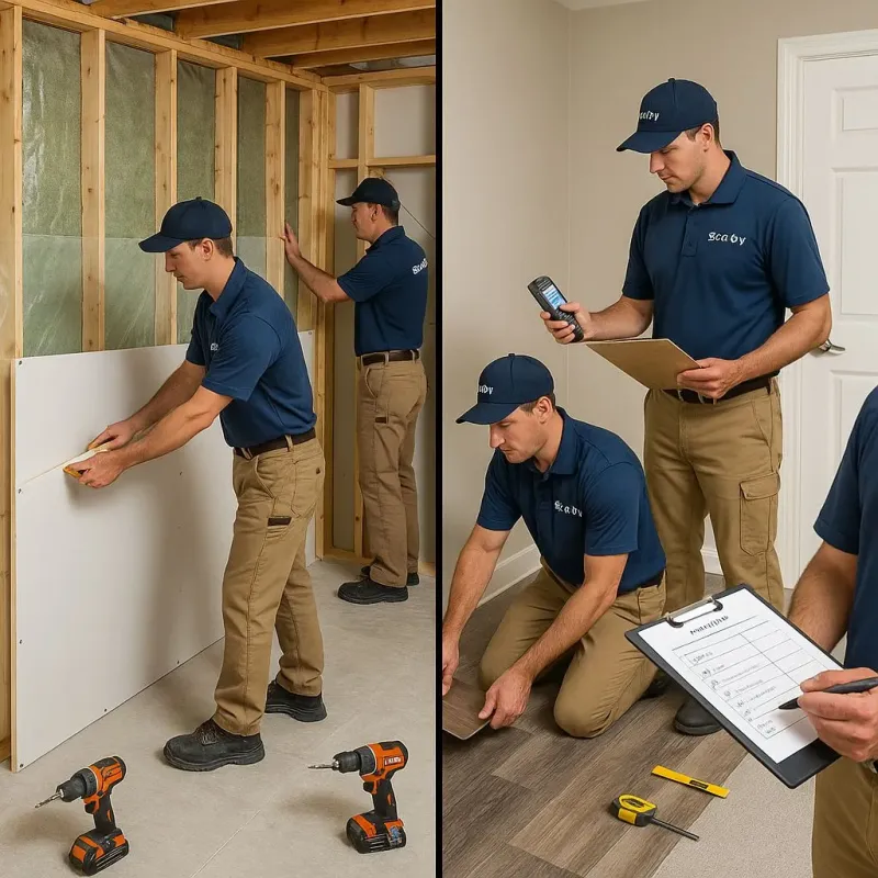 Repairs and Reconstruction process in La Feria, TX